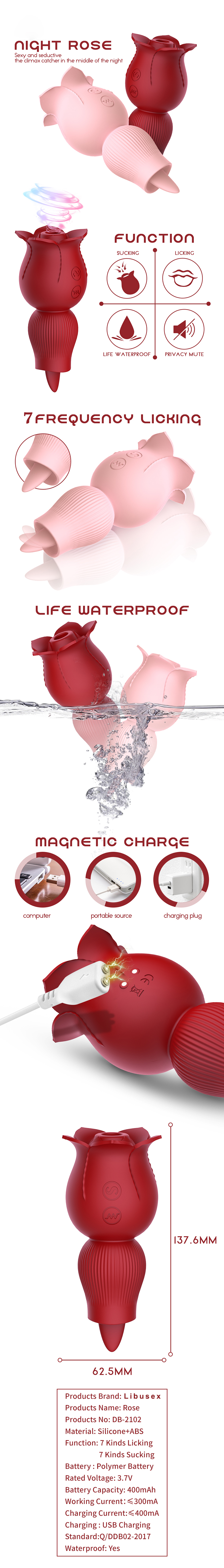 Rose Vibrator for Female