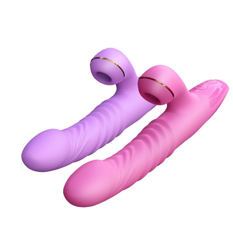 LBX041913 Muntjac Horn Sucking Thrusting Dildo Vibrator