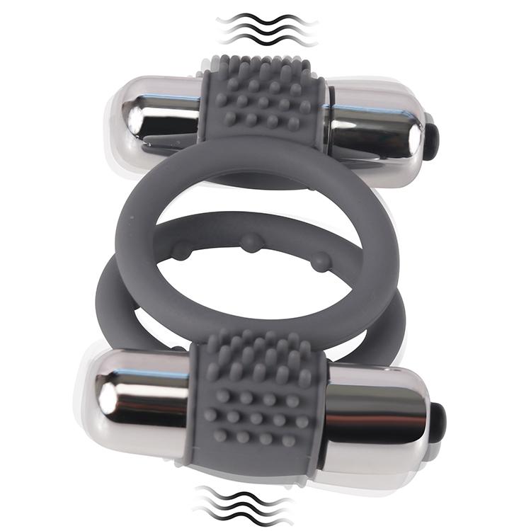 LBX0310006 Dual Motor Double Cock Ring Vibrator